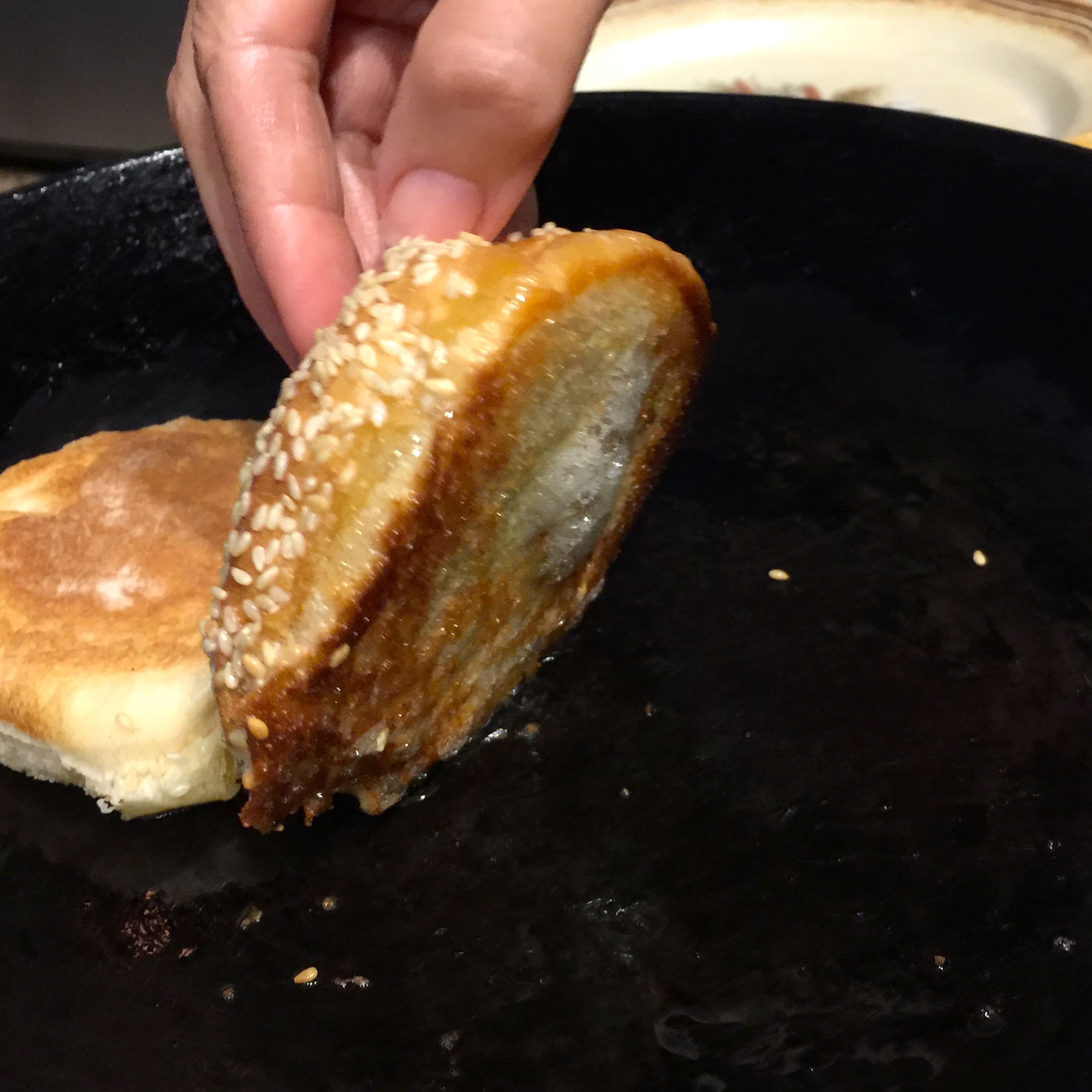 StepByStep Toasting Hamburger Buns on Stove 8 Steps (with Pictures