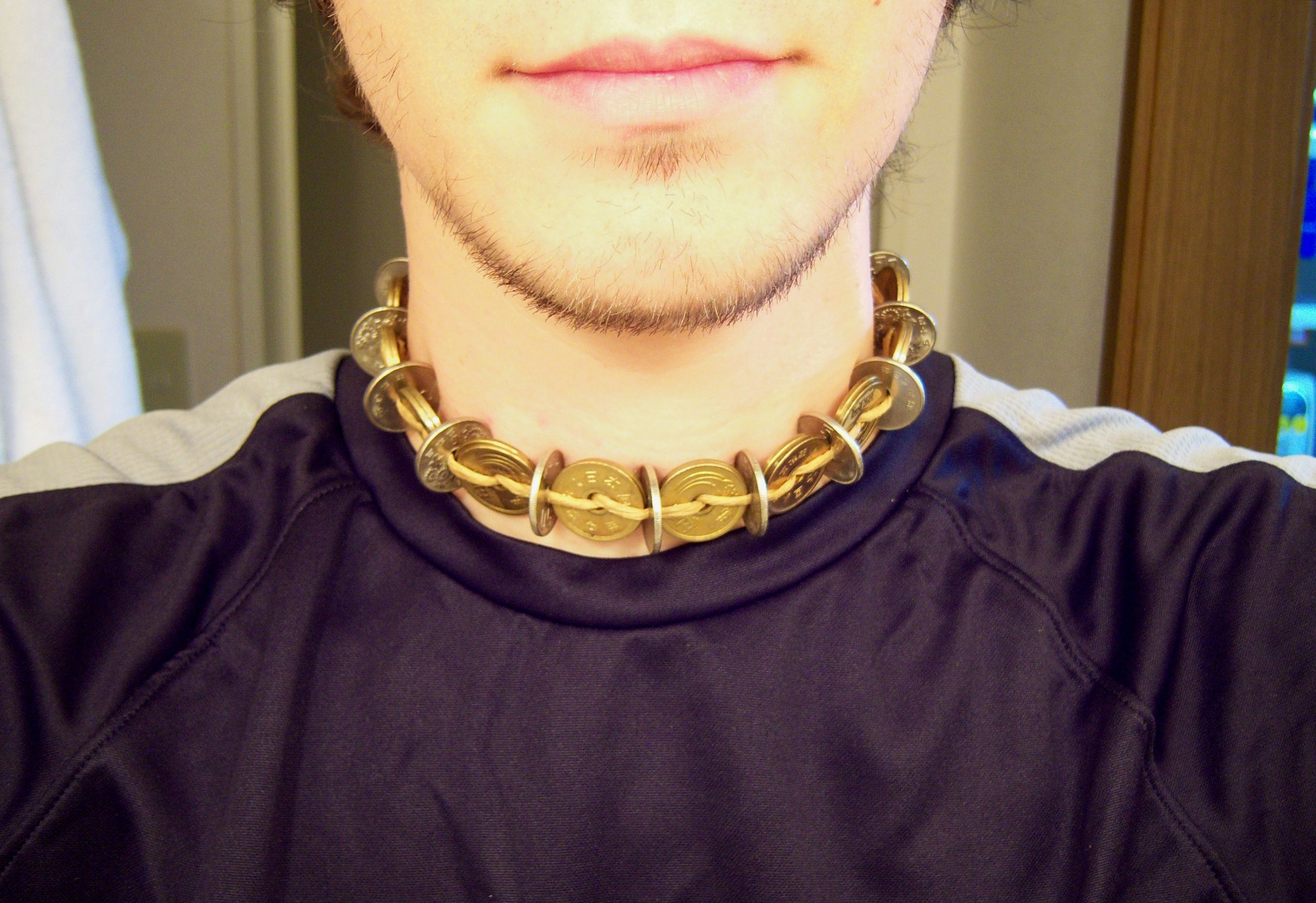 895 Yen Choker - Japanese Coin Necklace 