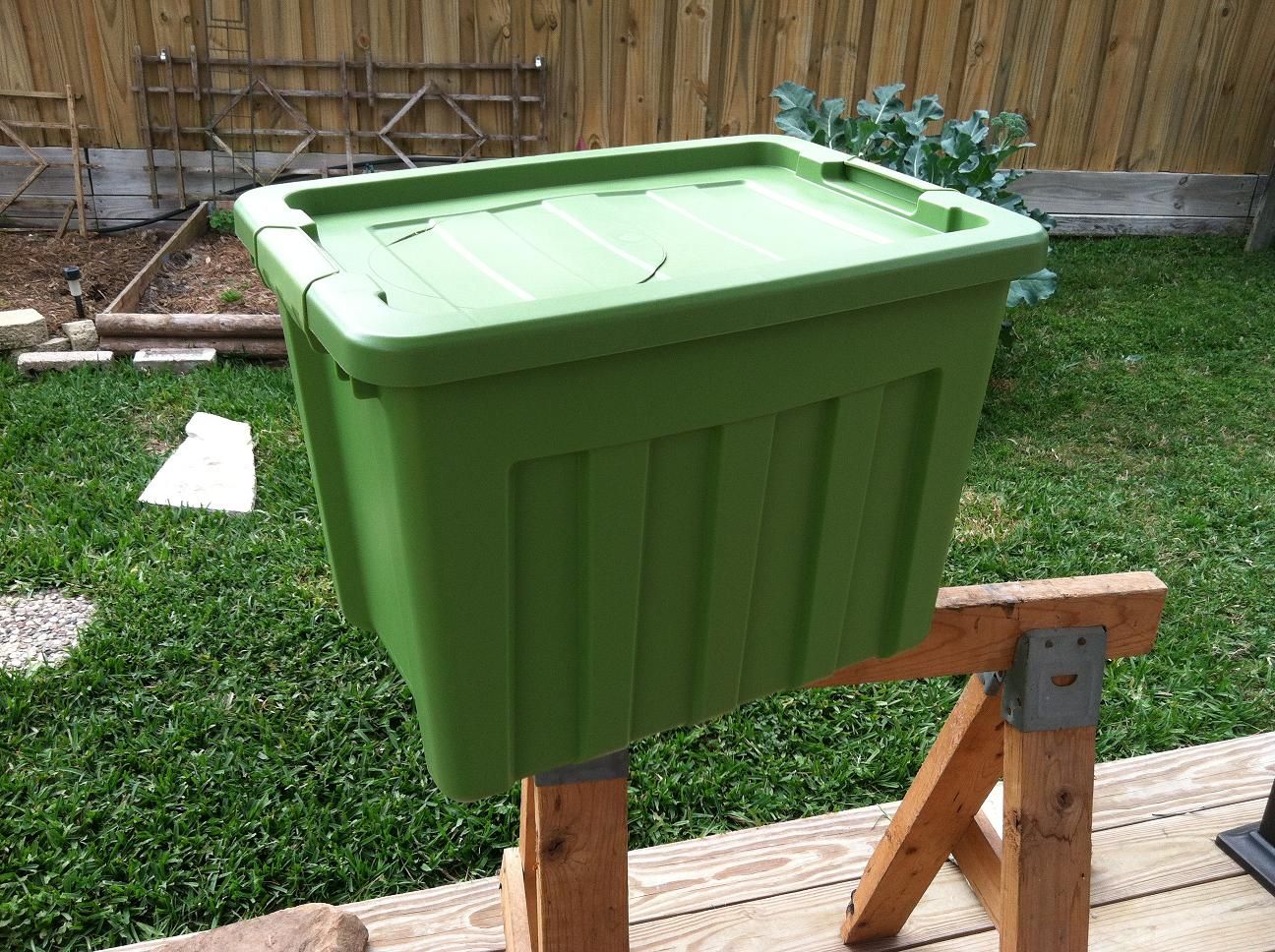 storage tote litter box