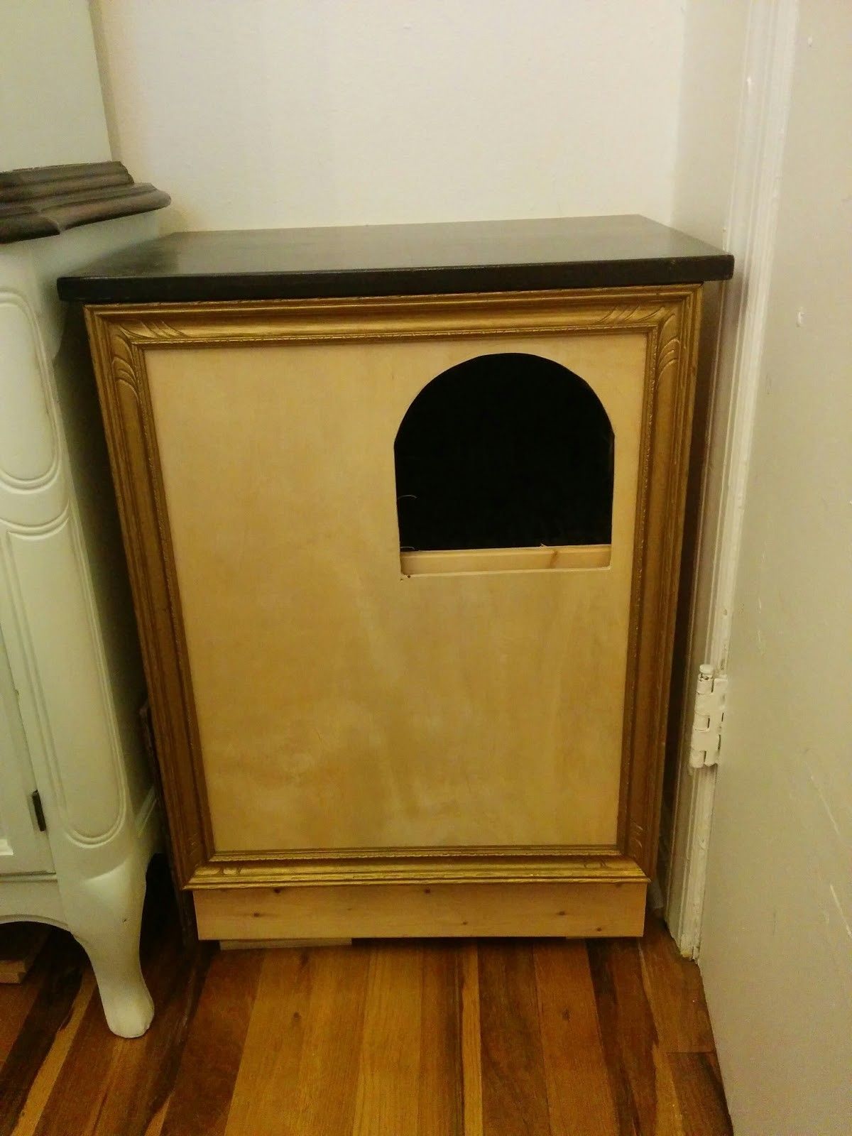 Hidden Litter Box With Delittering Cat Walk 4 Steps (with Pictures