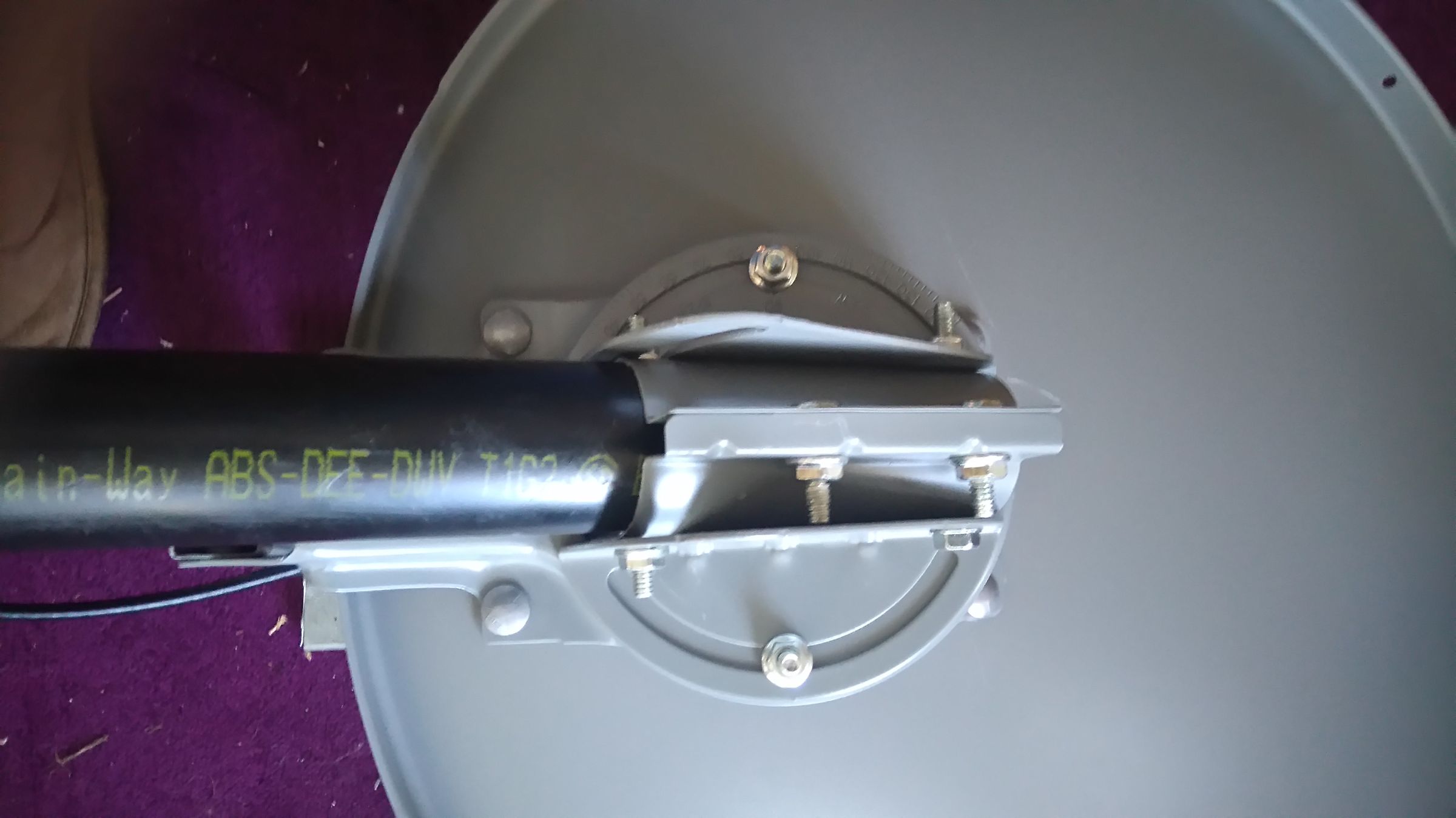 Make a High Performance TV Antenna From a Satellite Dish and a Few