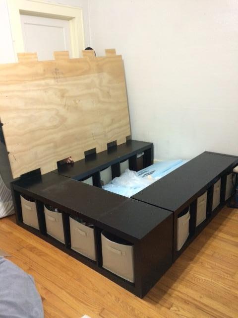 Shelf Bed Storage 6 Steps With Pictures Instructables - Diy Bed With Storage Cubes Shelf Bed Storage 6 Steps With Pictures Instructables - Diy Bed With Storage Cubes