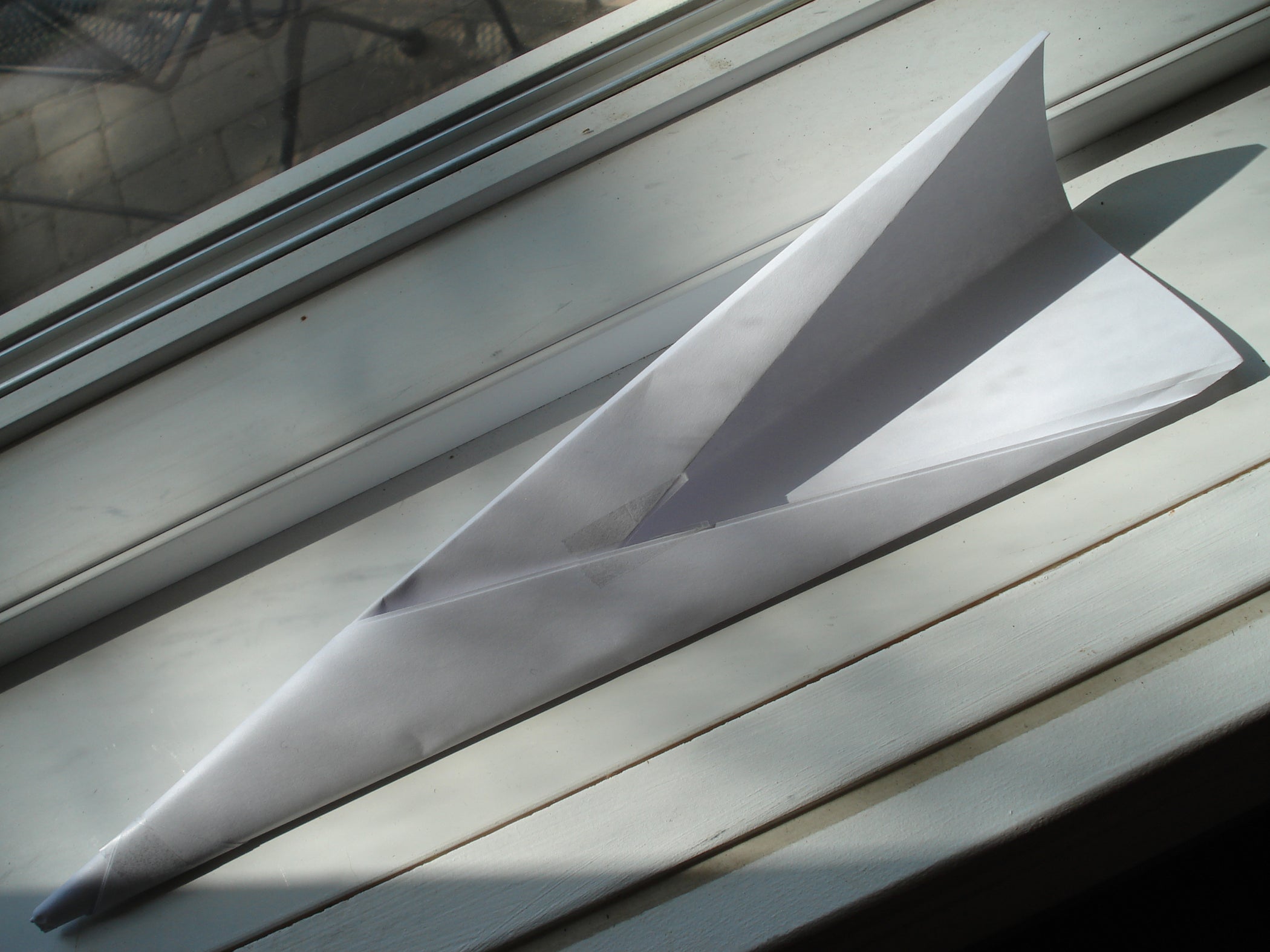 Glider Dart Airplane 4 Steps Instructables