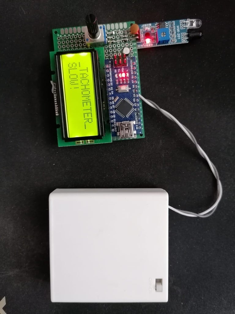 How to Make Arduino Based Digital Tachometer Simple DIY Tutorial : 5 ... Circuit Diagram