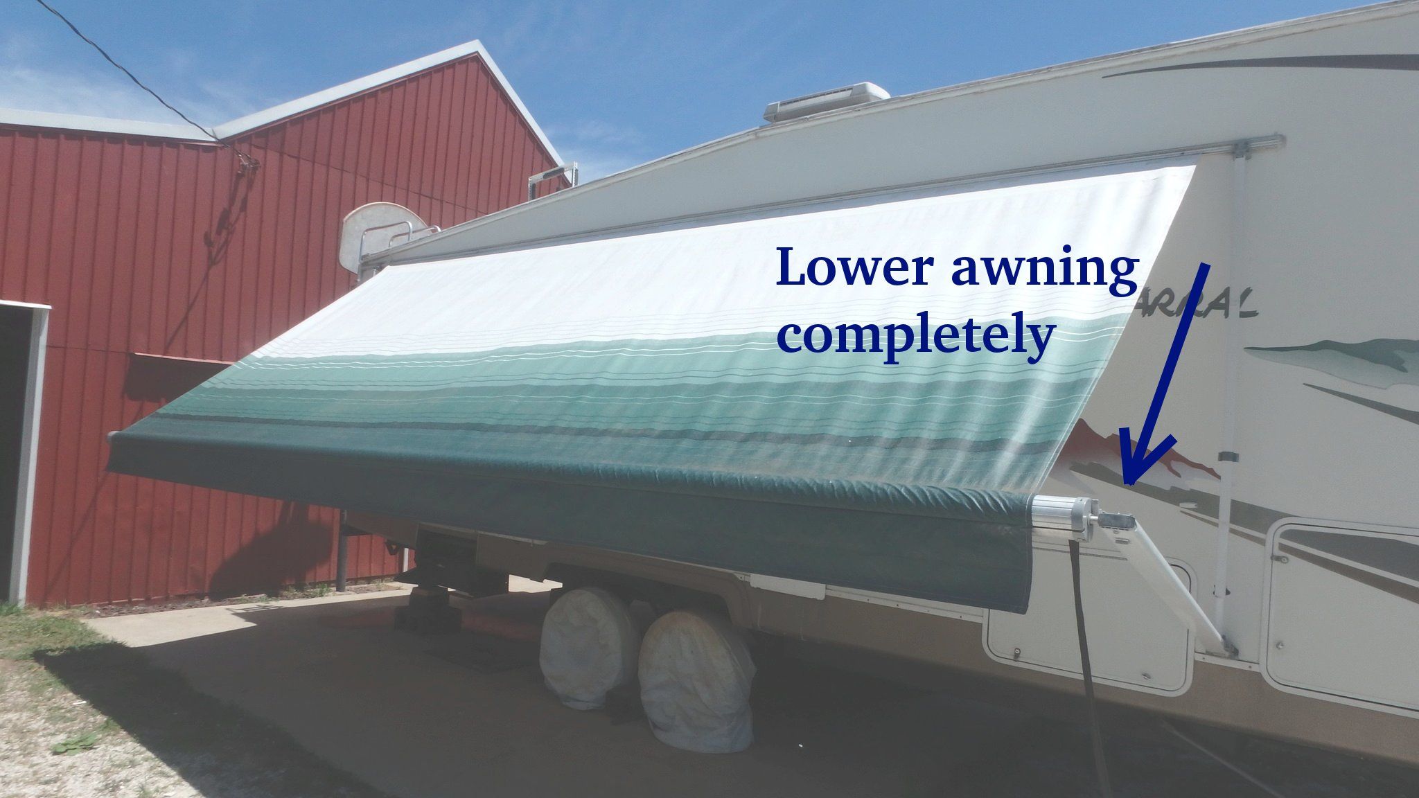 RV Awning Tension Adjustment 12 Steps Instructables