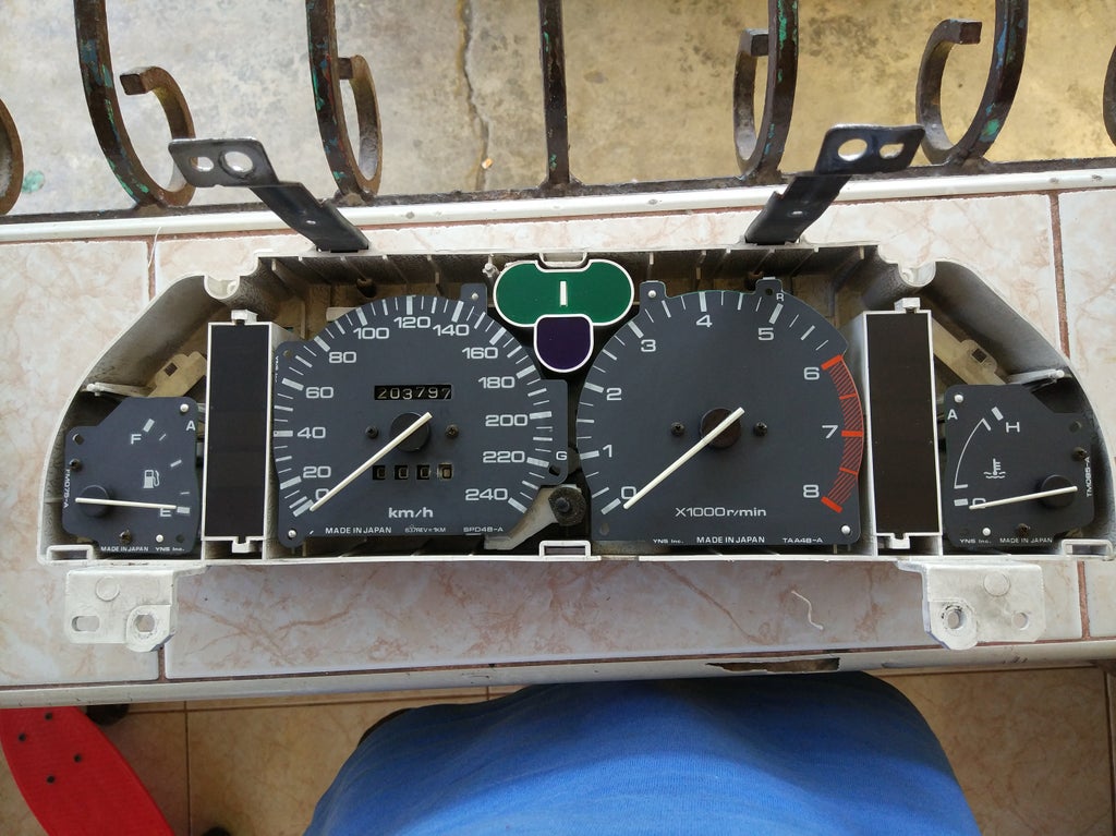 Customized Car Instrument Cluster Gauge Face : 10 Steps (with ...