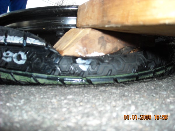 Remove the Old Valve Stem.