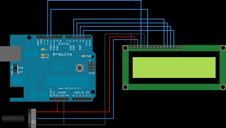 Connecting an LCD to the Arduino : 3 Steps - Instructables