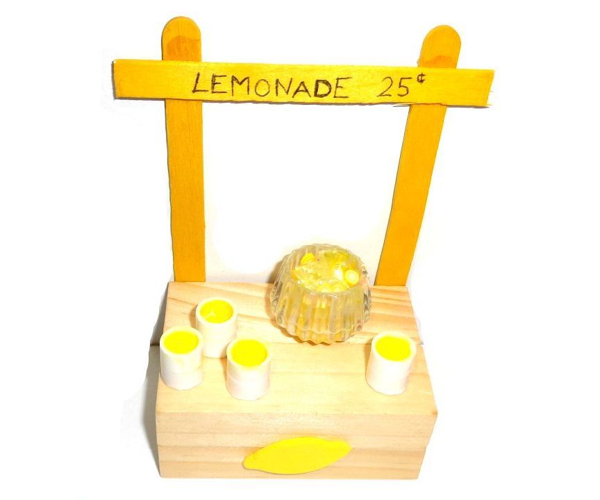 miniature lemonade stand DIY Project DIY Project Image