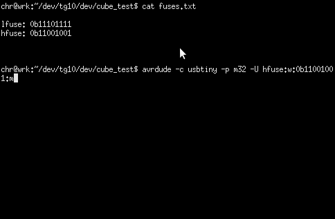 Program the AVR: Set the Fuse Bits