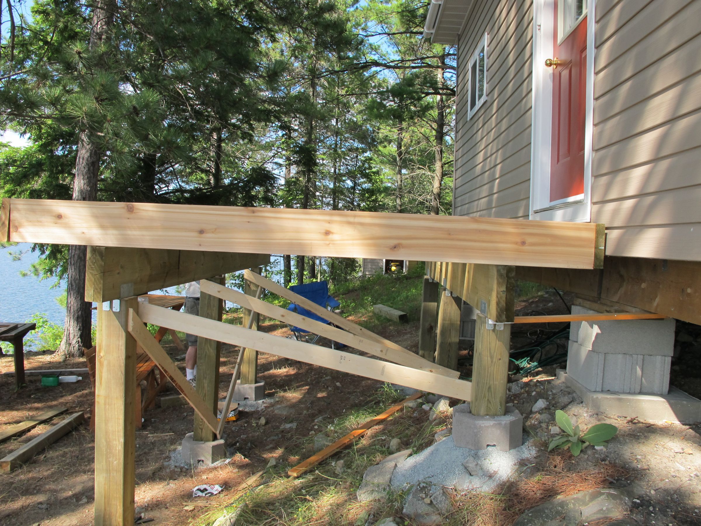 Building a Cedar Deck : 6 Steps (with Pictures) - Instructables