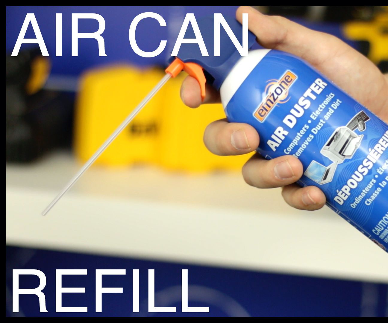 Refillable Air Can Life Hack 6 Steps (with Pictures) Instructables