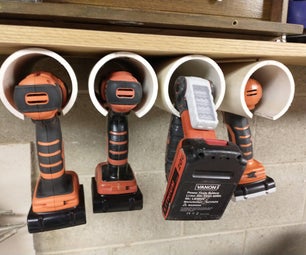 Organizer for Battery Powered Tools