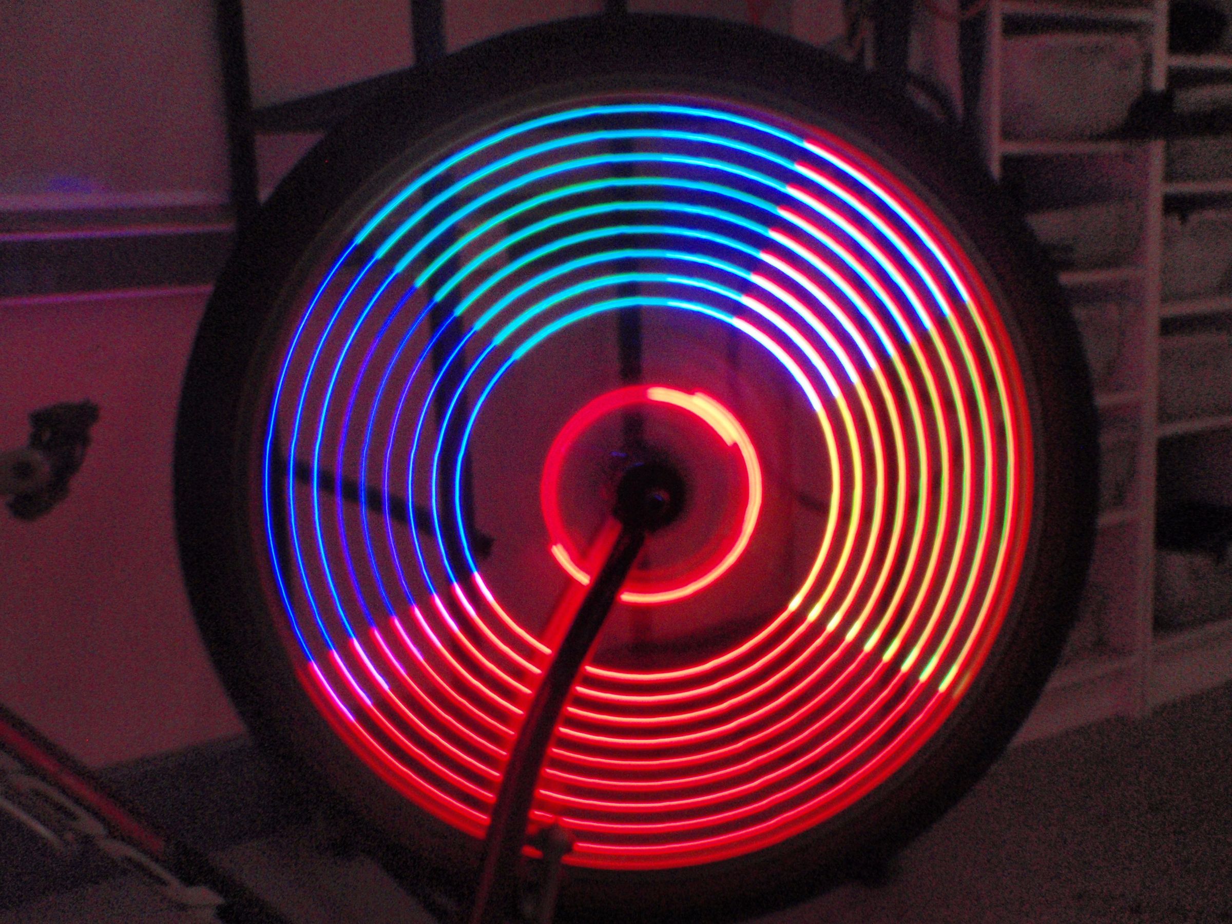 Simple POV Wheel Lights 4 Steps (with Pictures) Instructables