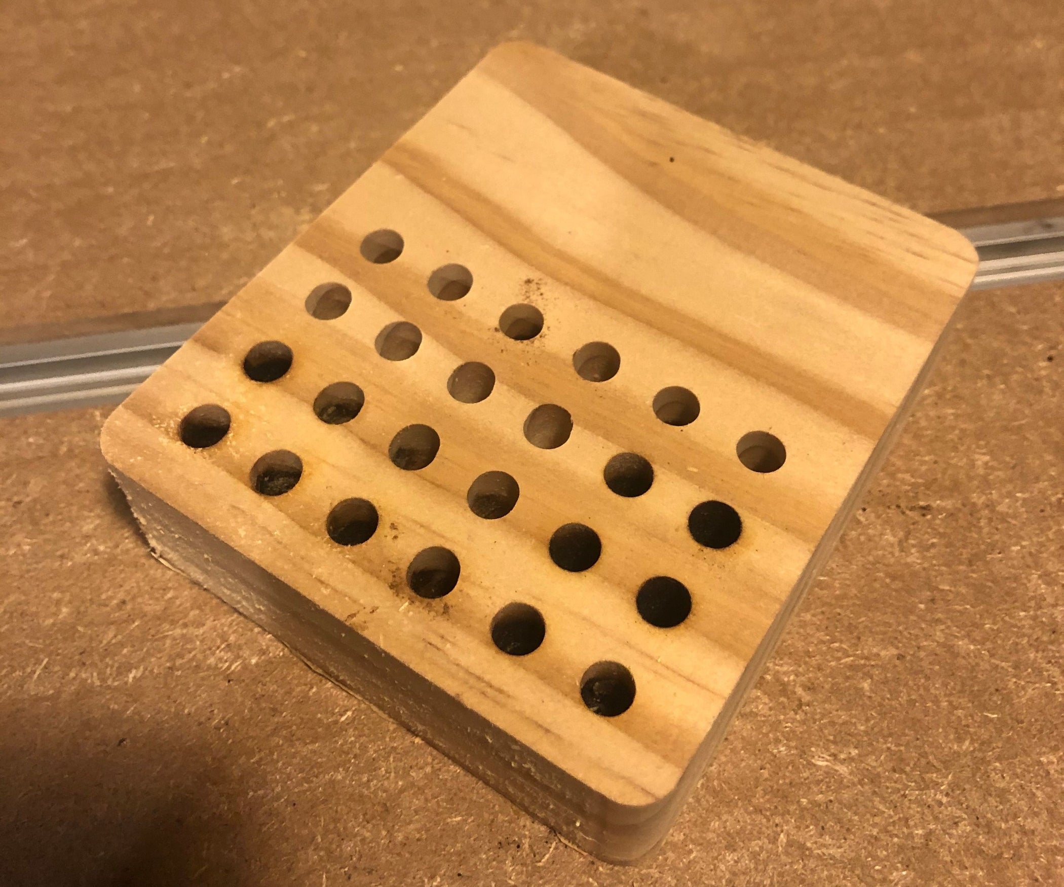 CNC Bit Holder 3 Steps Instructables