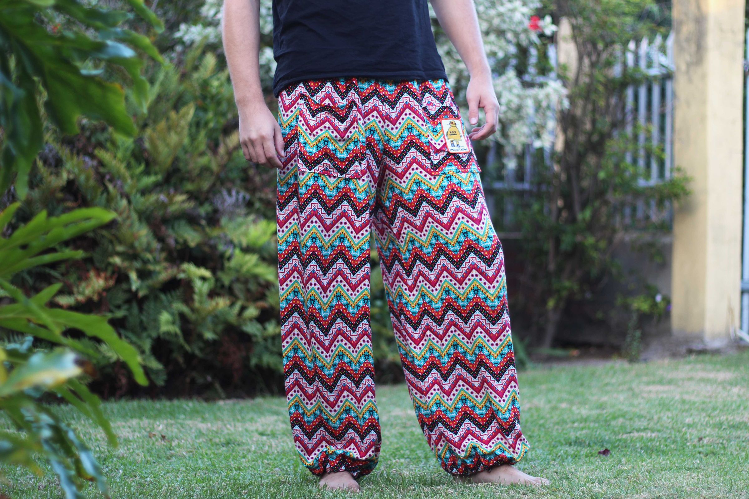 Super Easy Hippie Pants (By a Beginner 