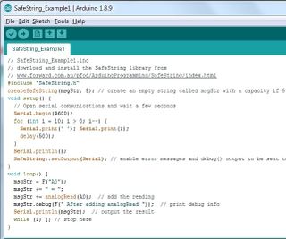 SafeString Alternative to Arduino Strings for Beginners