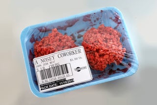 Roadkill rice krispie treats label