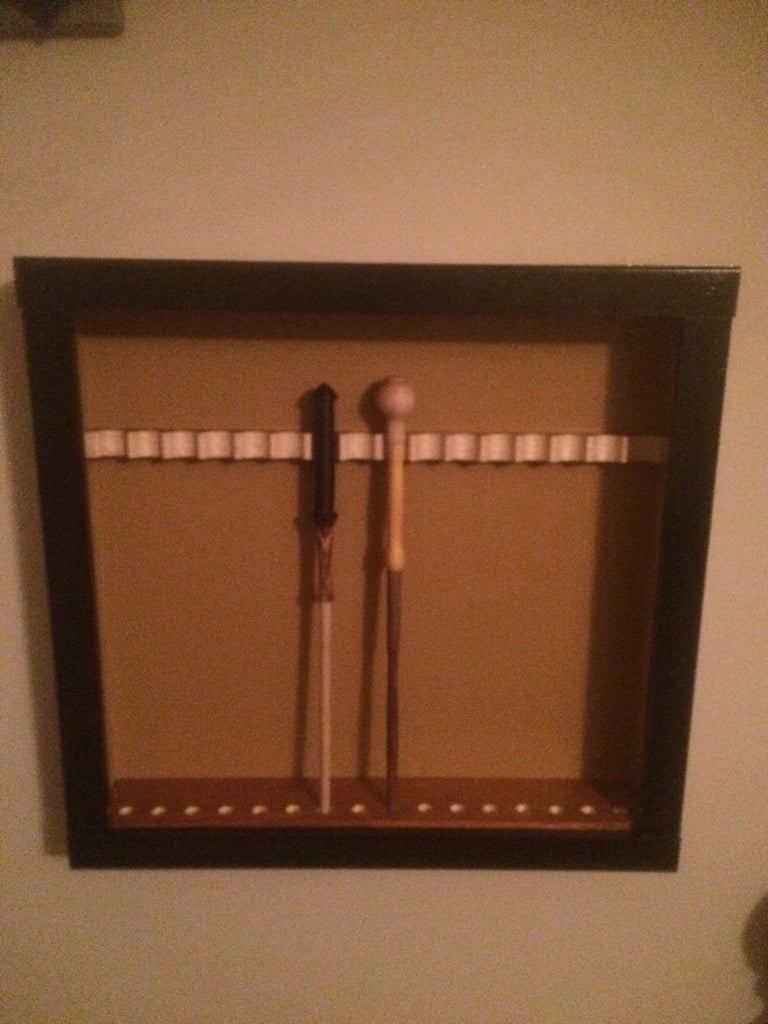 Magic Wand Wall Display 12 Steps With Pictures Instructables