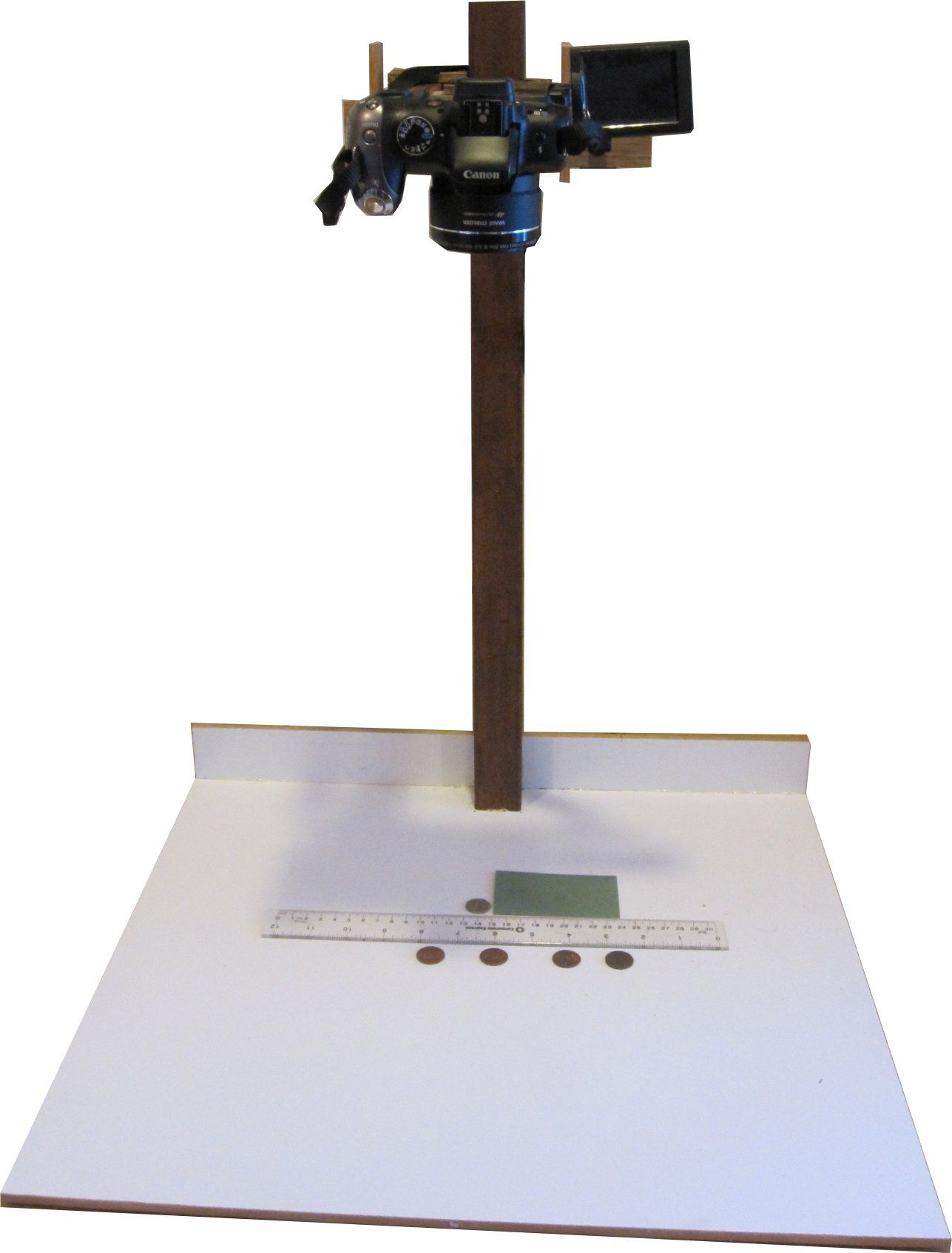 DIY guide for The OMCC Stand - One More Camera Copy Stand with step-by-step instructions