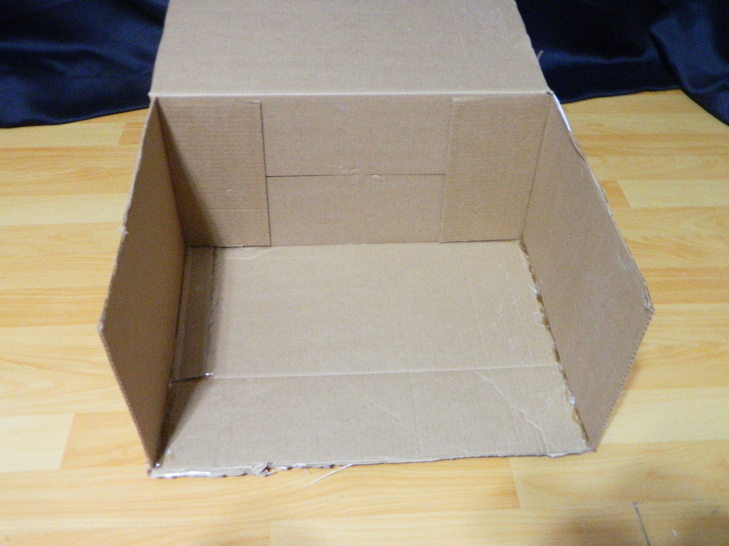 DIY Cardboard Nightstand 9 Steps Instructables