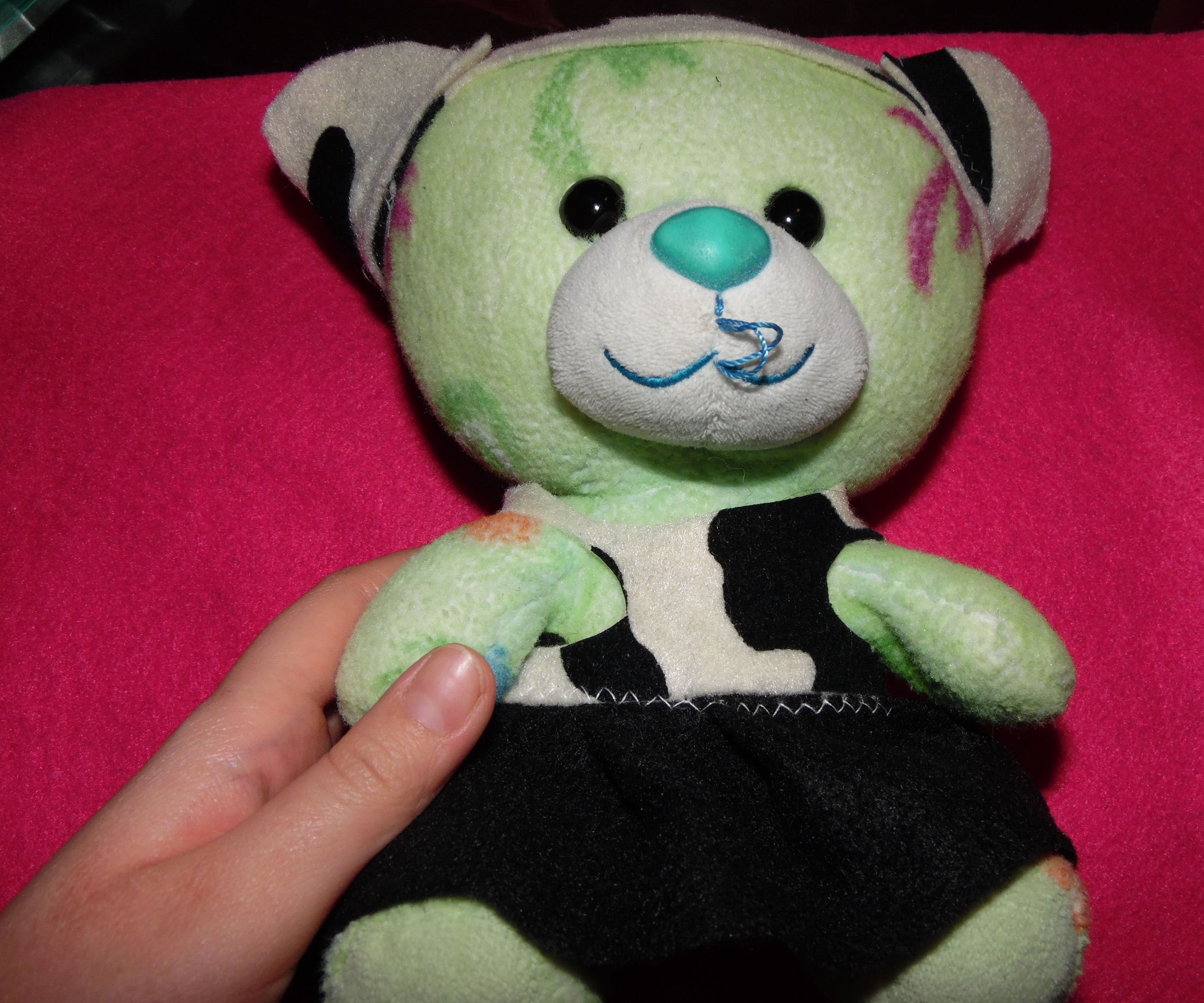 Cow Halloween Costume for Small Stuffed Animals 10 Steps Instructables