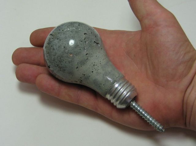 Concrete Lightbulb Wall Hook 7 Steps With Pictures Instructables