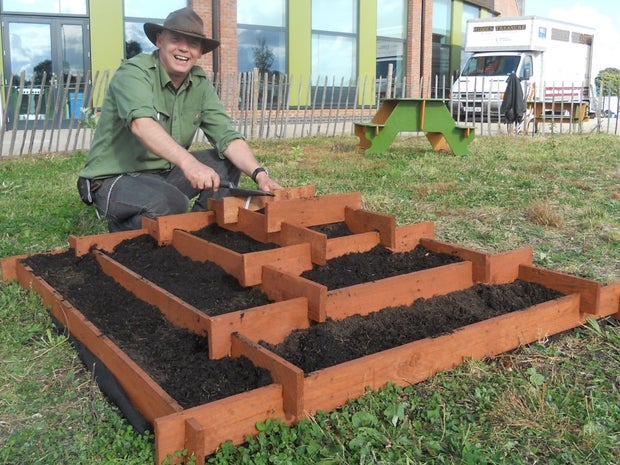 Slot Together Pyramid Garden Planter 3 Steps With Pictures Instructables - Pyramid Garden Planter Plans Slot Together Pyramid Garden Planter 3 Steps With Pictures Instructables - Pyramid Garden Planter Plans