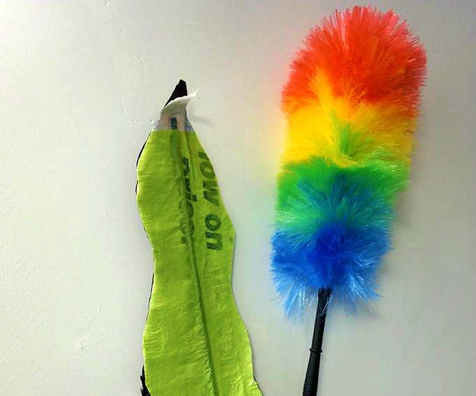 Repurposed Rainbow "Feather" Duster Cattails 3 Steps (with Pictures) Instructables