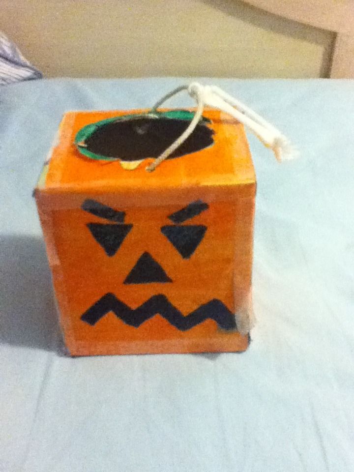 Pumpkin Box For Halloween