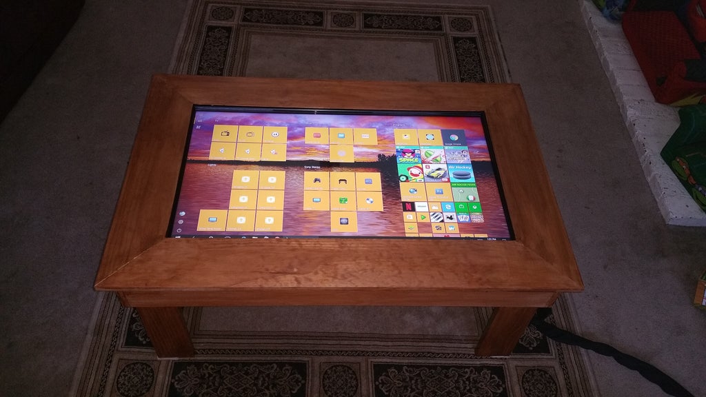 Touch Screen Smart Coffee Table Tablet 7 Steps With Pictures Instructables Touch Screen Smart Coffee Table Tablet, Smart Coffee Table Tablet
