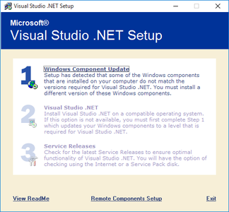 Install Visual Studio .NET 2002 in 64-bit Windows : 12 Steps ...