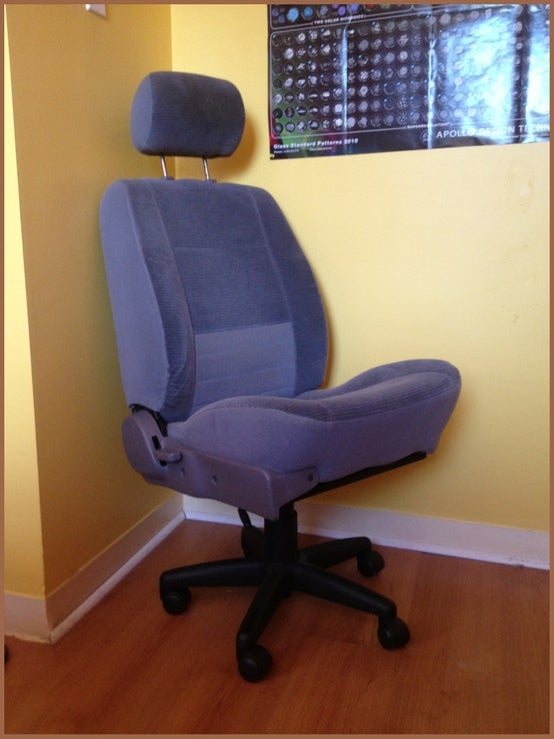 Car Seat Computer Chair Instructables Car Seat Computer Chair Instructables, Diy Car Seat Computer Chair