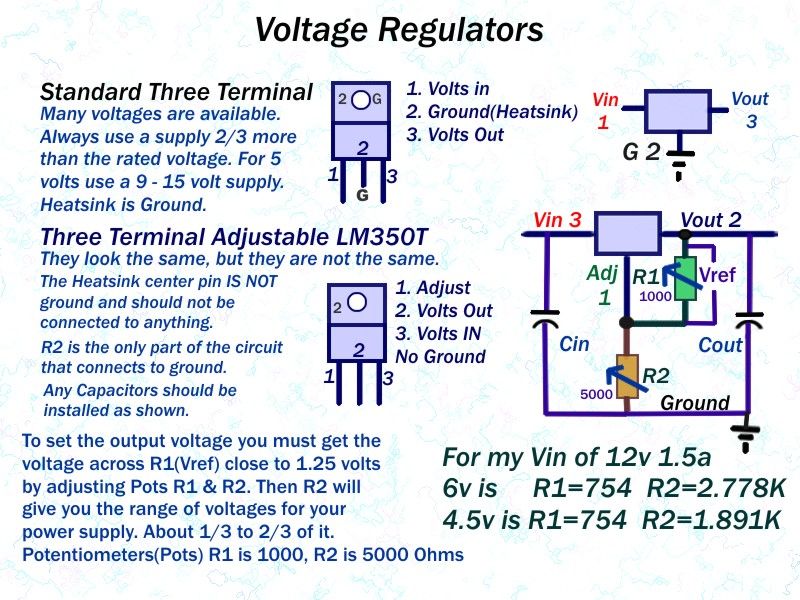 Playing With Voltage Regulators Instructables