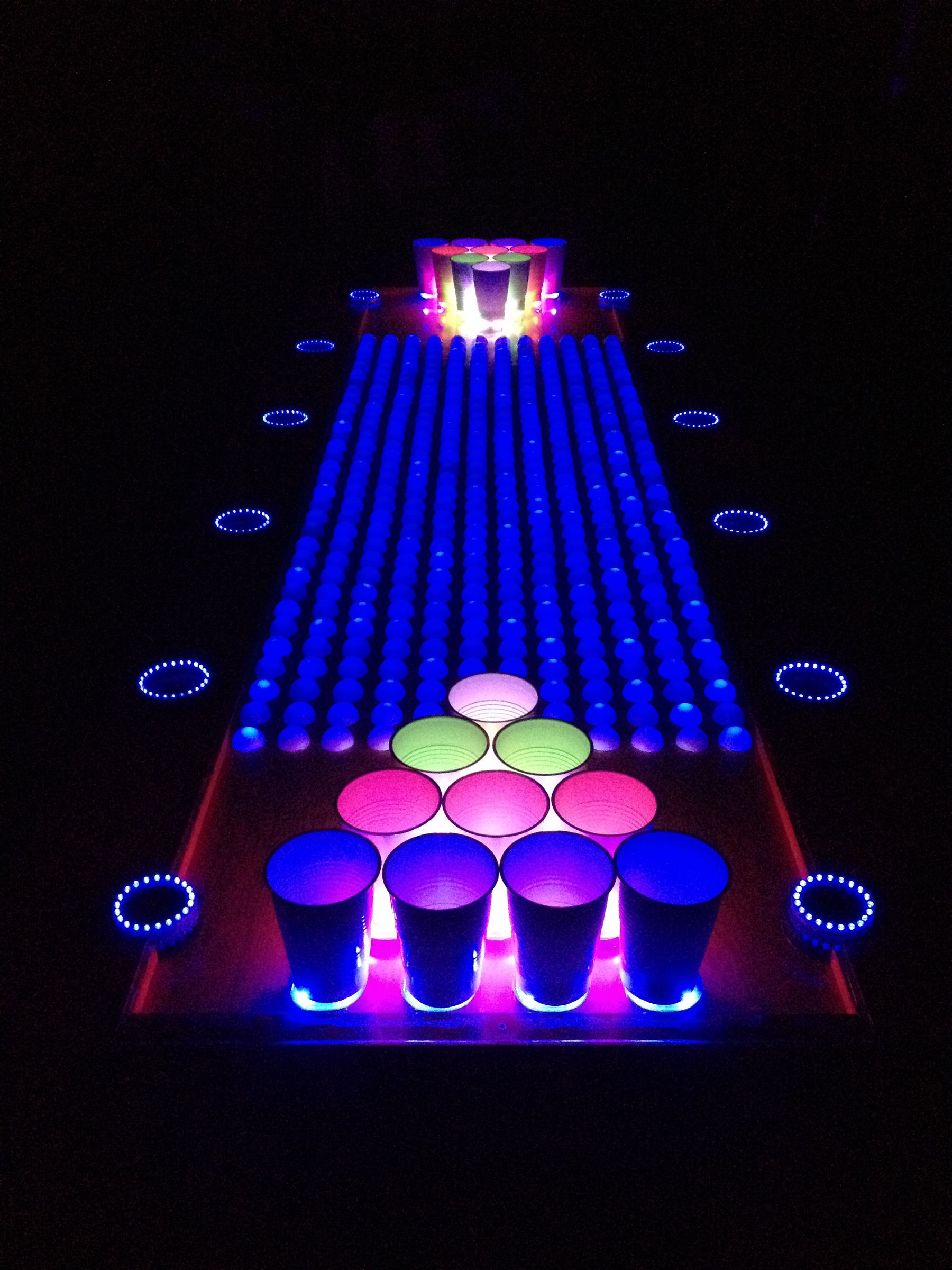 Interactive LED Beer Pong Table 88 Steps (with Pictures) Instructables