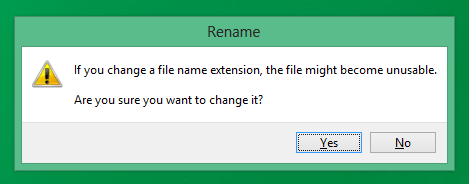 Change the Text Document Into a .bat (batch) File.