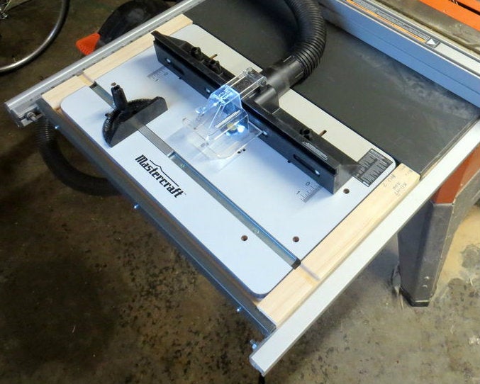 Add A Router Table To Saw 4 Steps With Pictures Instructables Add A Router Table To Saw 4, Router Table Stand Harbor Freight