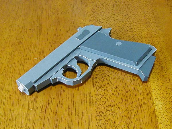 How to Make a Paper Model Gun! : 10 Steps - Instructables