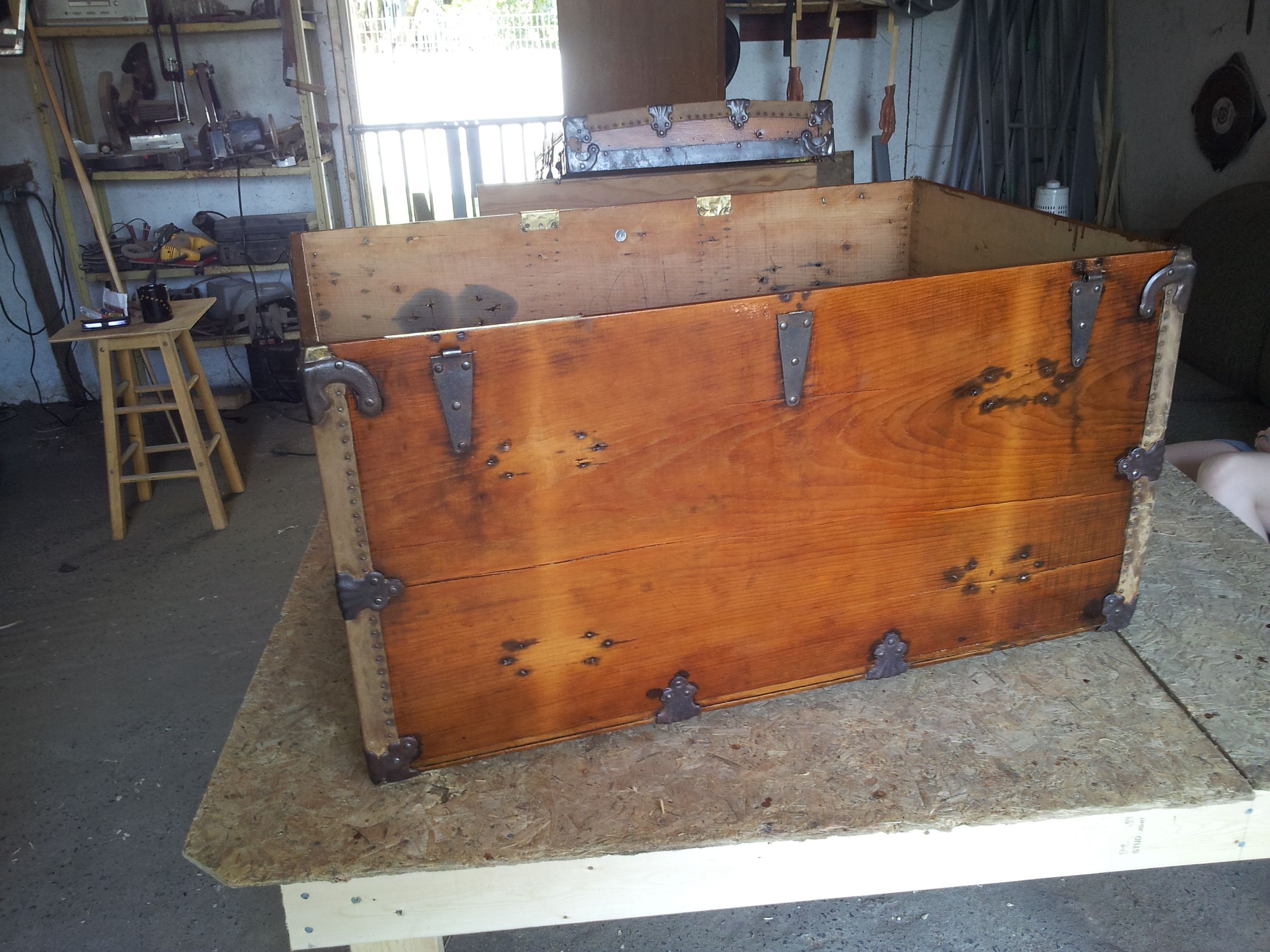 Restoring a Vintage Steamer Trunk 8 Steps (with Pictures) Instructables