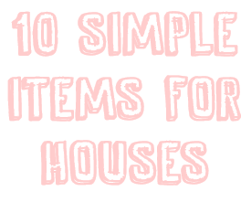 10 simple items for houses DIY Project DIY Project Image
