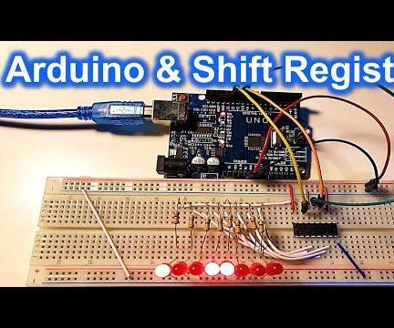 Shift Register + LED Array & Arduino: 5 Examples - Instructables