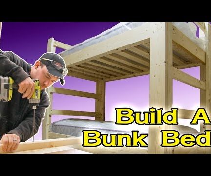 Easy And Strong 2x4 2x6 Bunk Bed 6 Steps With Pictures Instructables Easy And Strong 2x4 2x6 Bunk Bed 6, How To Build A Queen Loft Bed