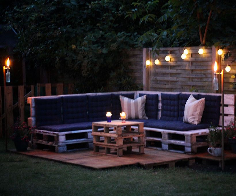 Low Budget Pallet Outdoor Lounge 5 Steps (with Pictures) Instructables