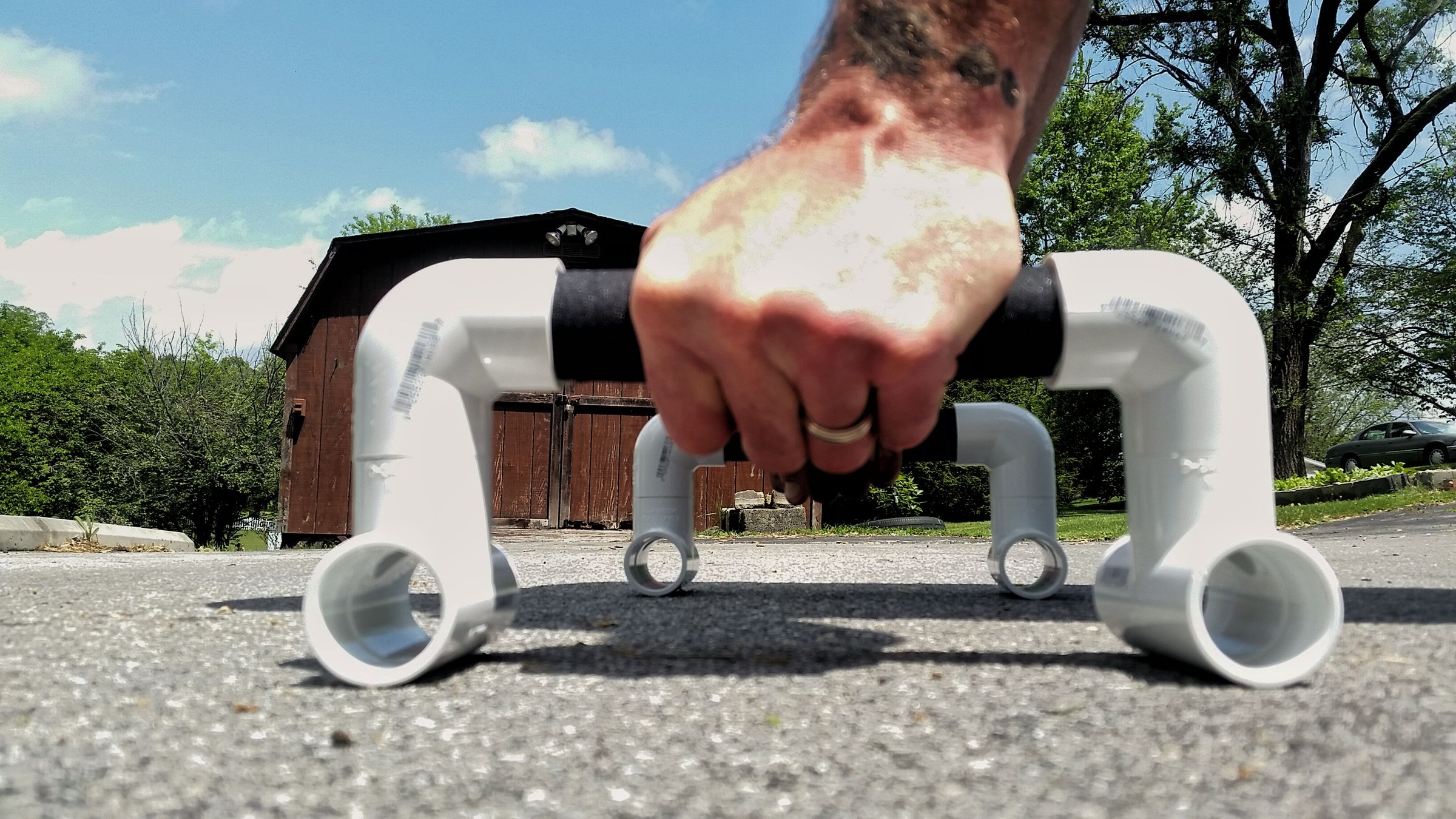 Quick and Easy PVC PushUp Bars 3 Steps Instructables