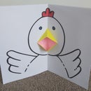 Pop Up Card - Chicken