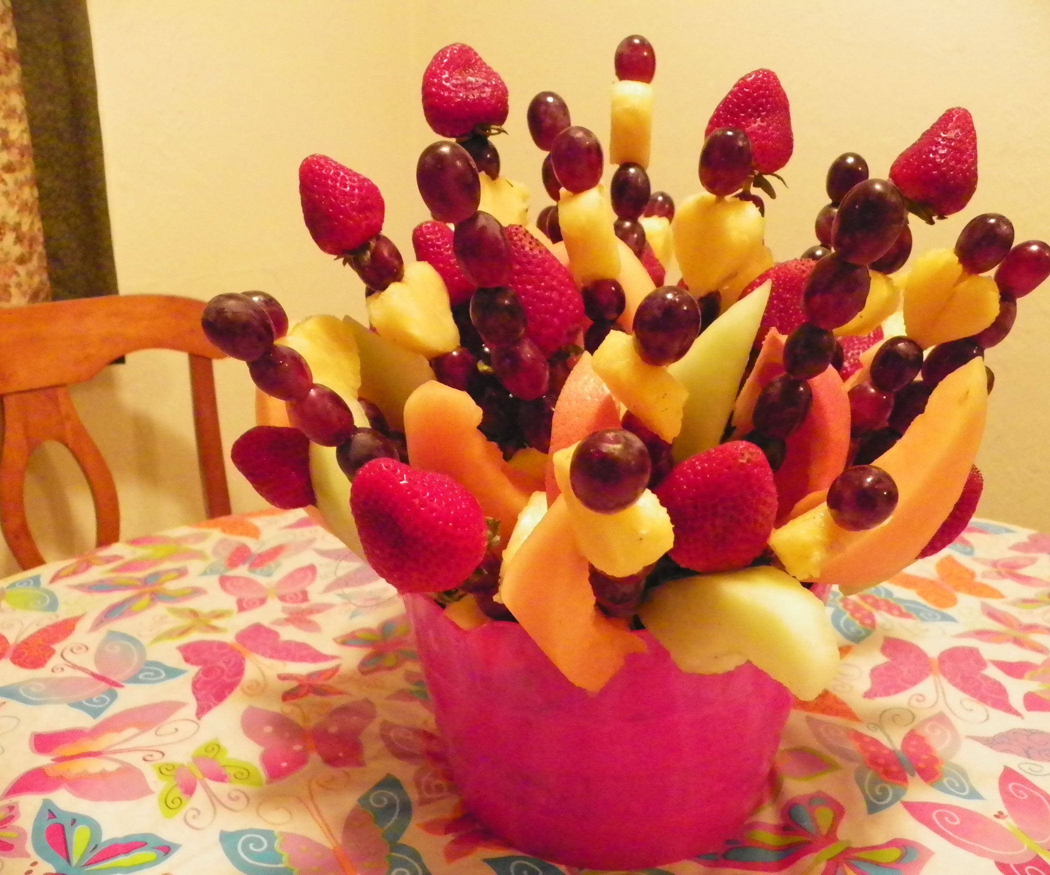 Beautiful Fruit Bouquet 7 Steps (with Pictures) Instructables