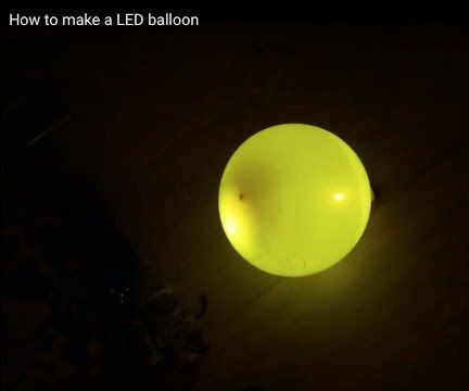 DIY guide for How to Make a LED Balloon with step-by-step instructions