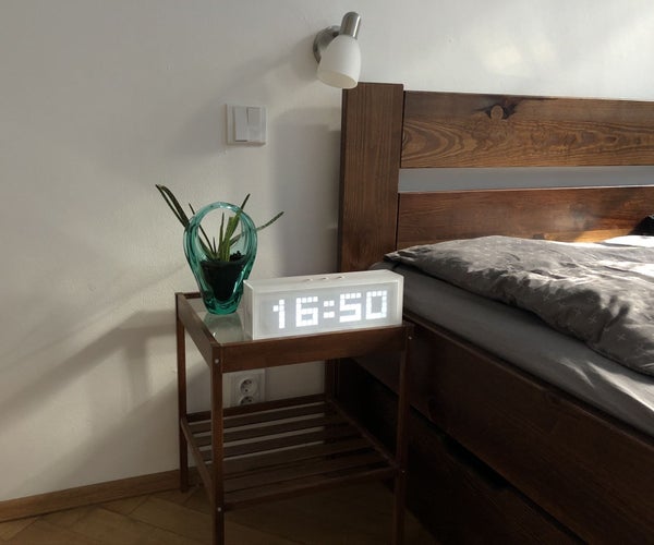 LED Matrix Alarm Clock (with MP3 Player)