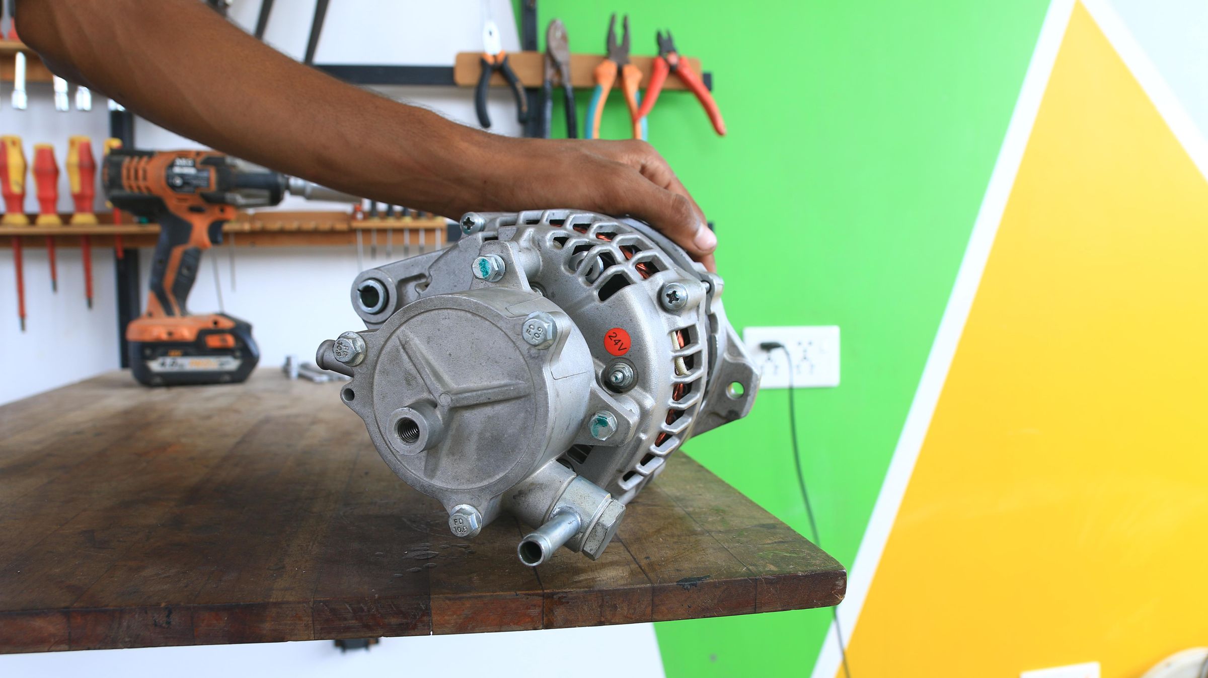 DIY Wind Turbine Using Car Alternator 9 Steps (with Pictures