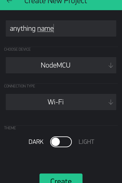 Setting Up Blynk Application
